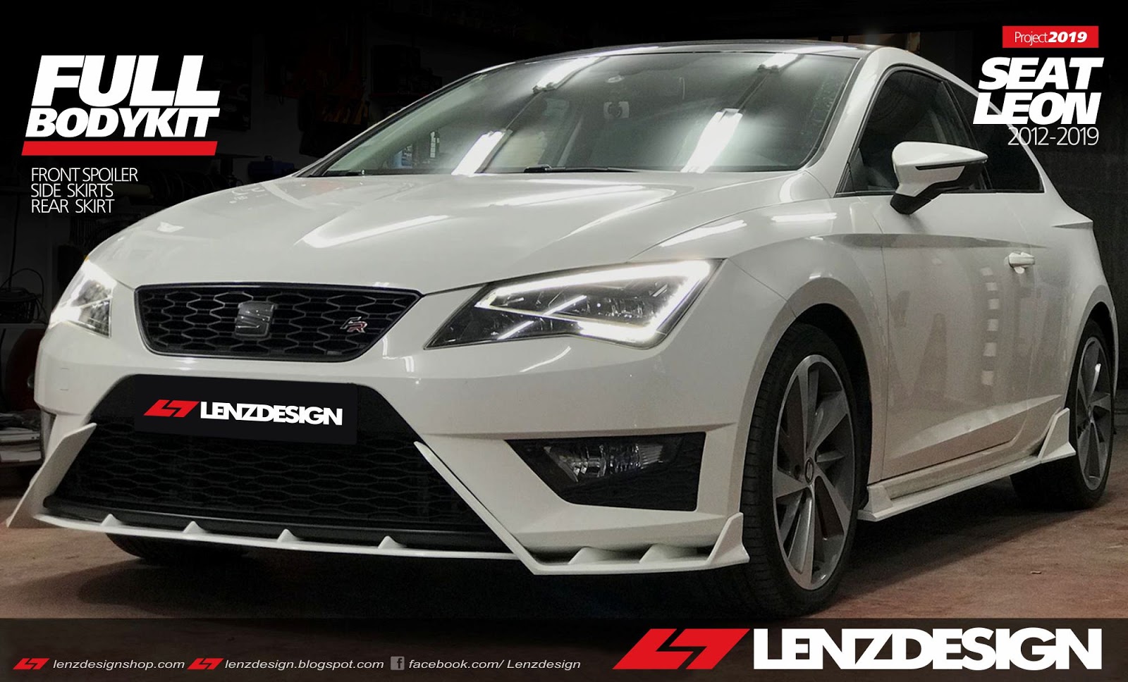 SEAT Leon 5F Body Kit from Lenzdesign Gets the Job Done