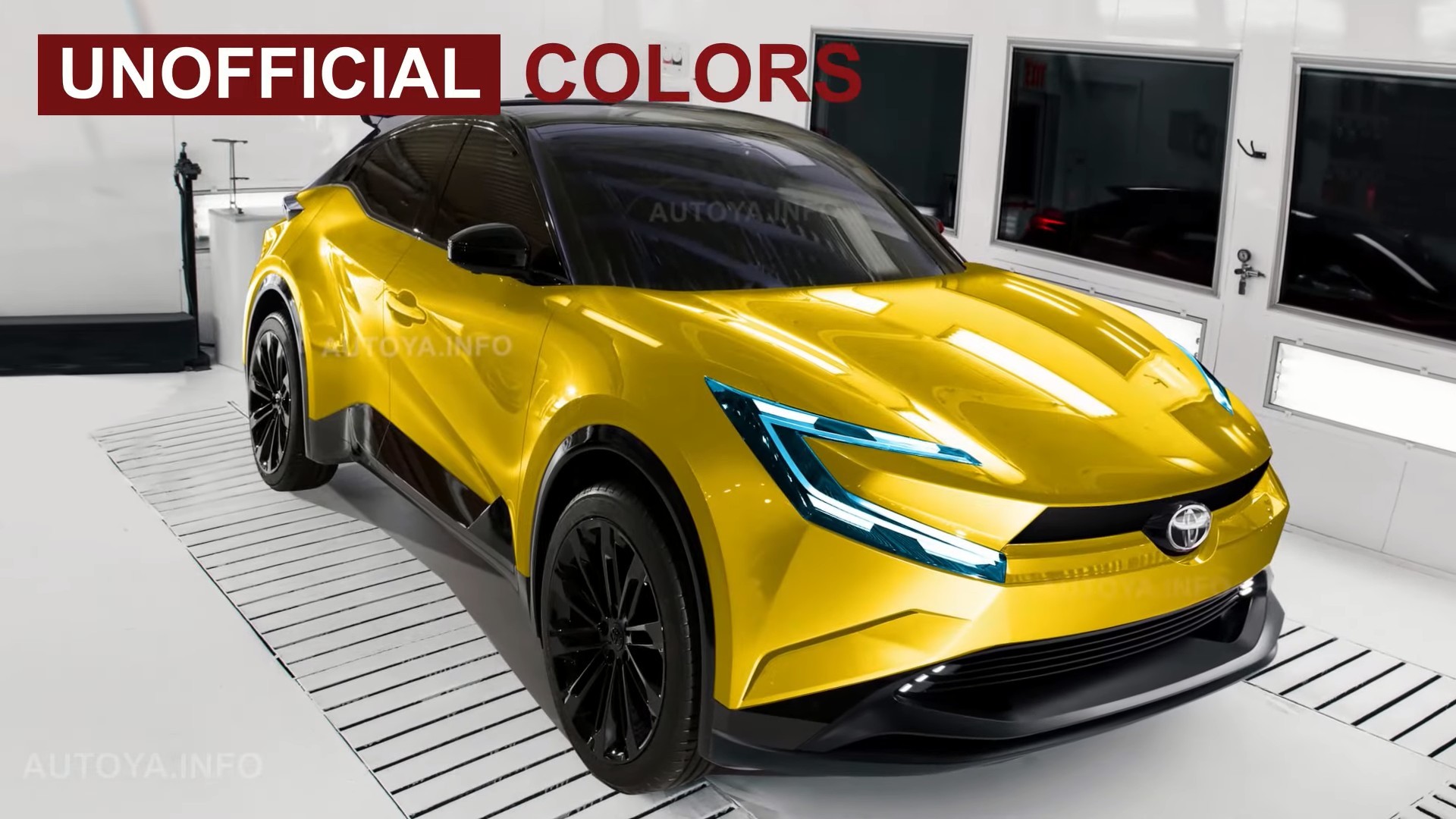 Second-Gen 2024 Toyota C-HR Digitally With a Color Palette - autoevolution