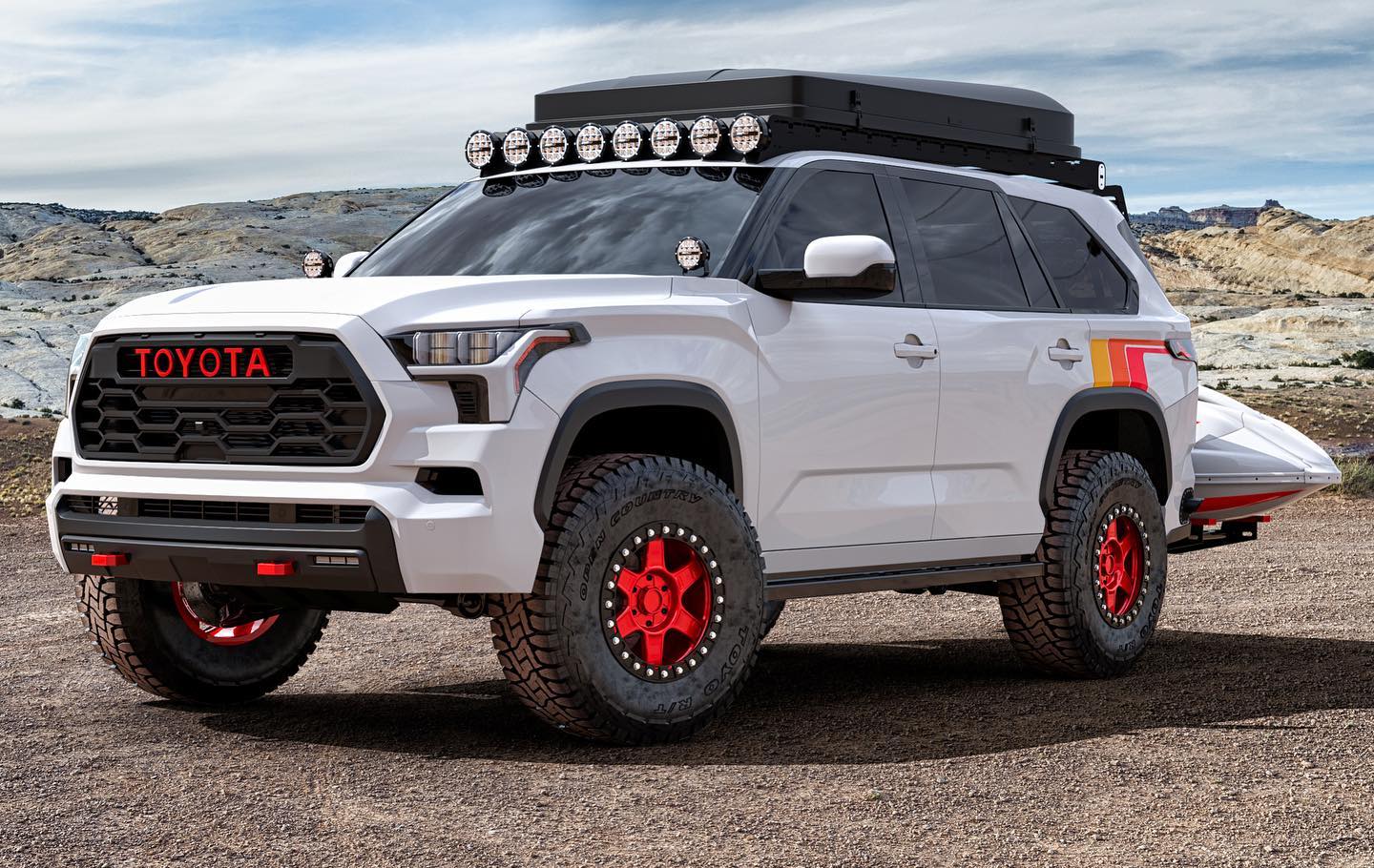 SEMA-Inbound 2023 Toyota Sequoia Comes Out to CGI Play With a Matching