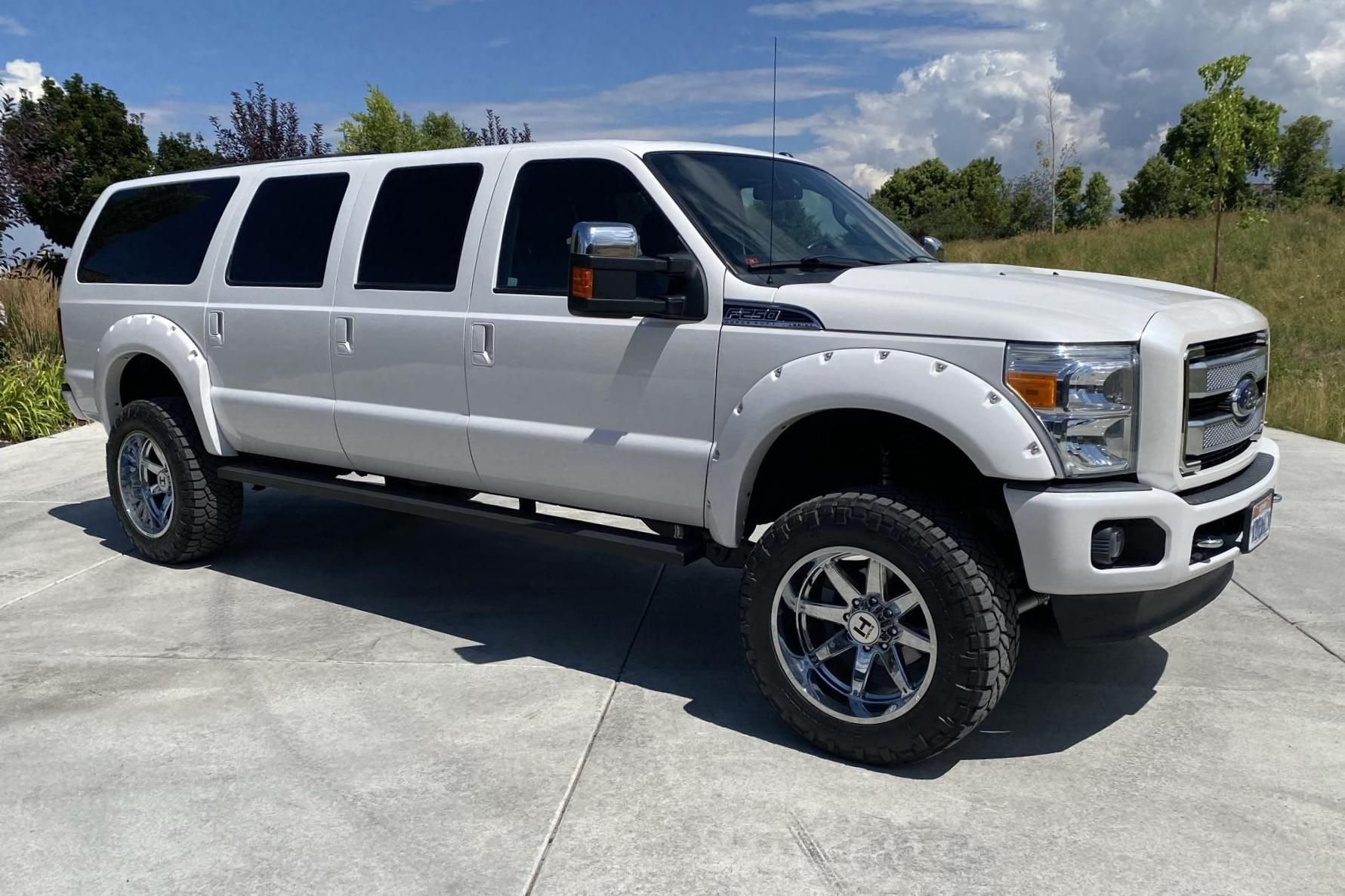 Six Door Ford F 250 Super Duty Suv Conversion Is Like A Modern Ford