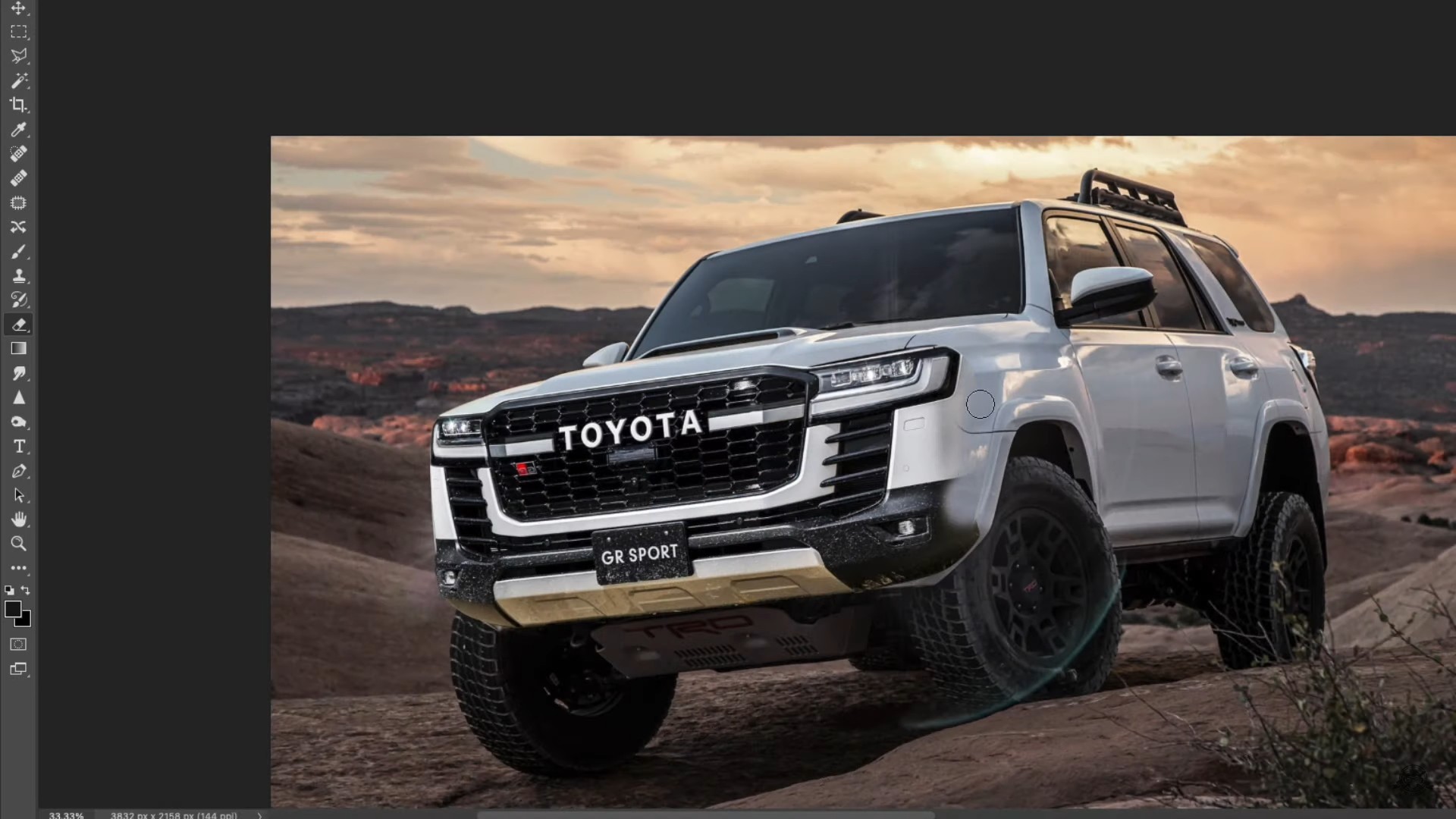 Sixth Gen Toyota 4Runner Comes to Life, Steals J300 Land Cruiser’s Digital Face autoevolution