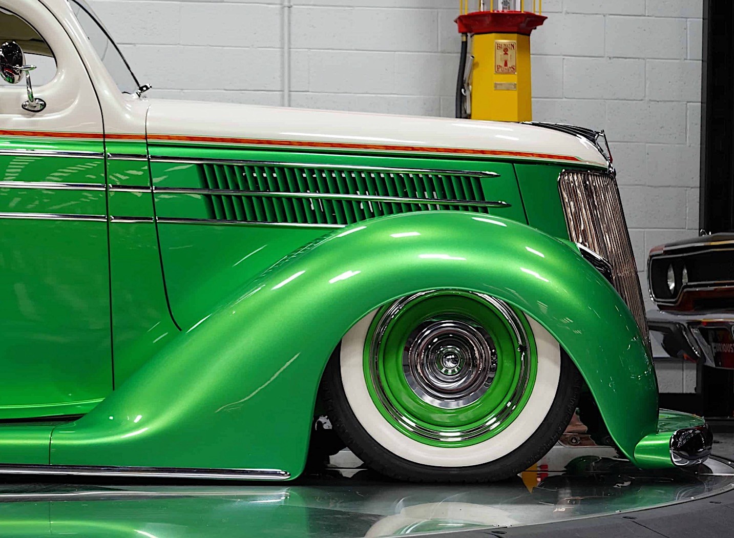 Slammed 1936 Ford Sits so Close to the Ground It Hurts Your Eyes