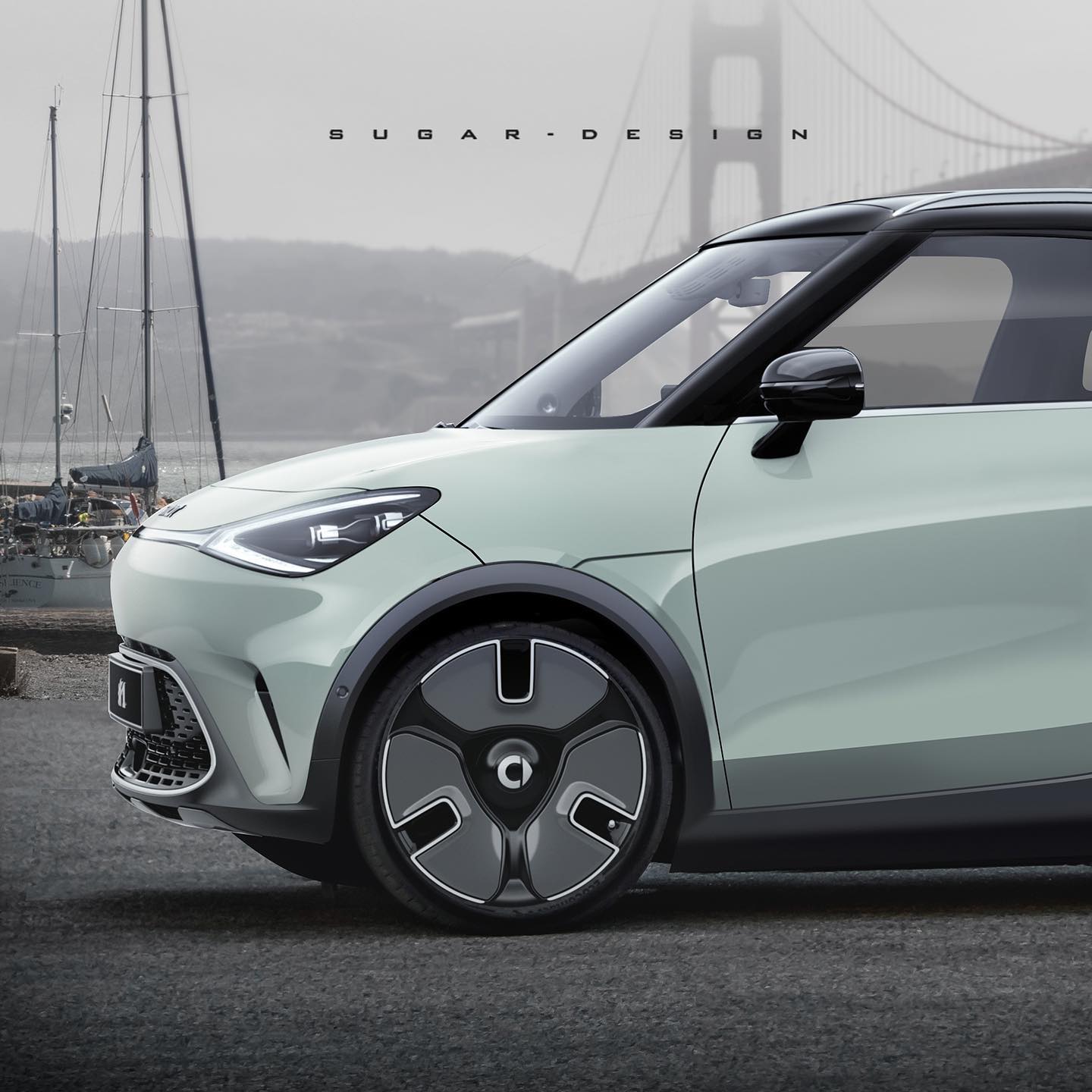 smart #1 Digitally Turns Into a Cute fortwo Successor, or Do We