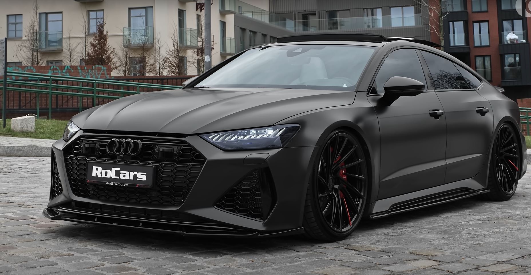 audi rs7 blacked out