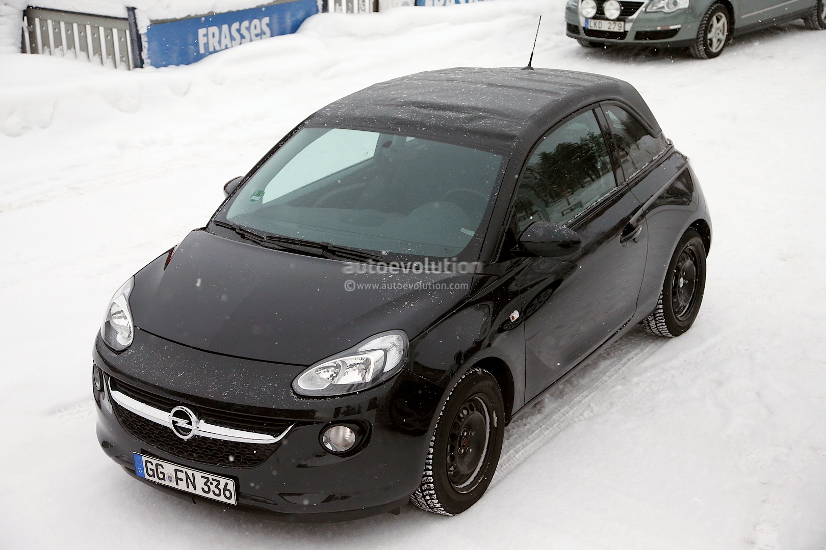 Spyshots Opel Vauxhall Adam Cabrio Winter Testing Autoevolution