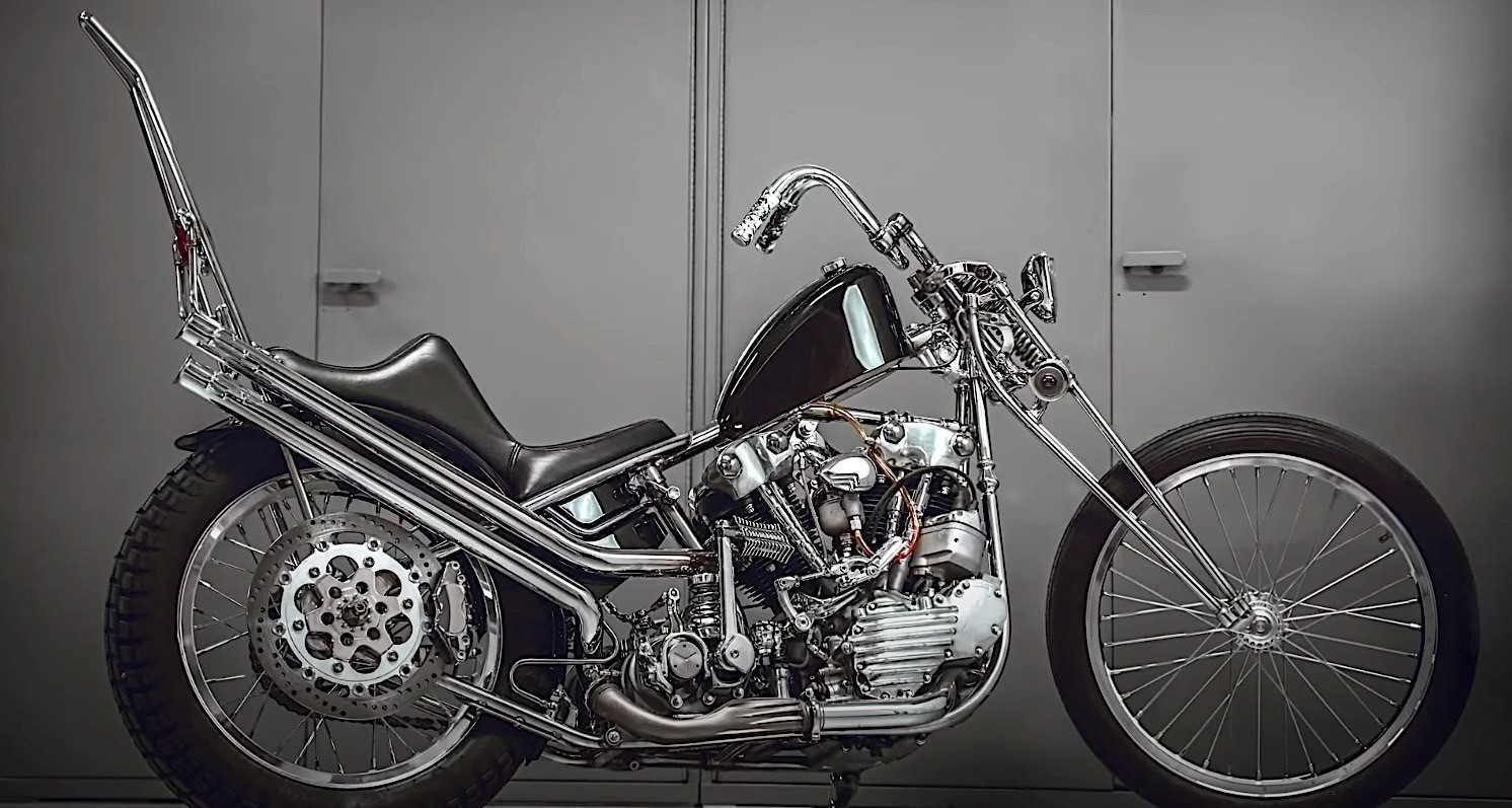 Stainless 1940 Harley Davidson Knucklehead Has Oil Running Through Its Frame Autoevolution