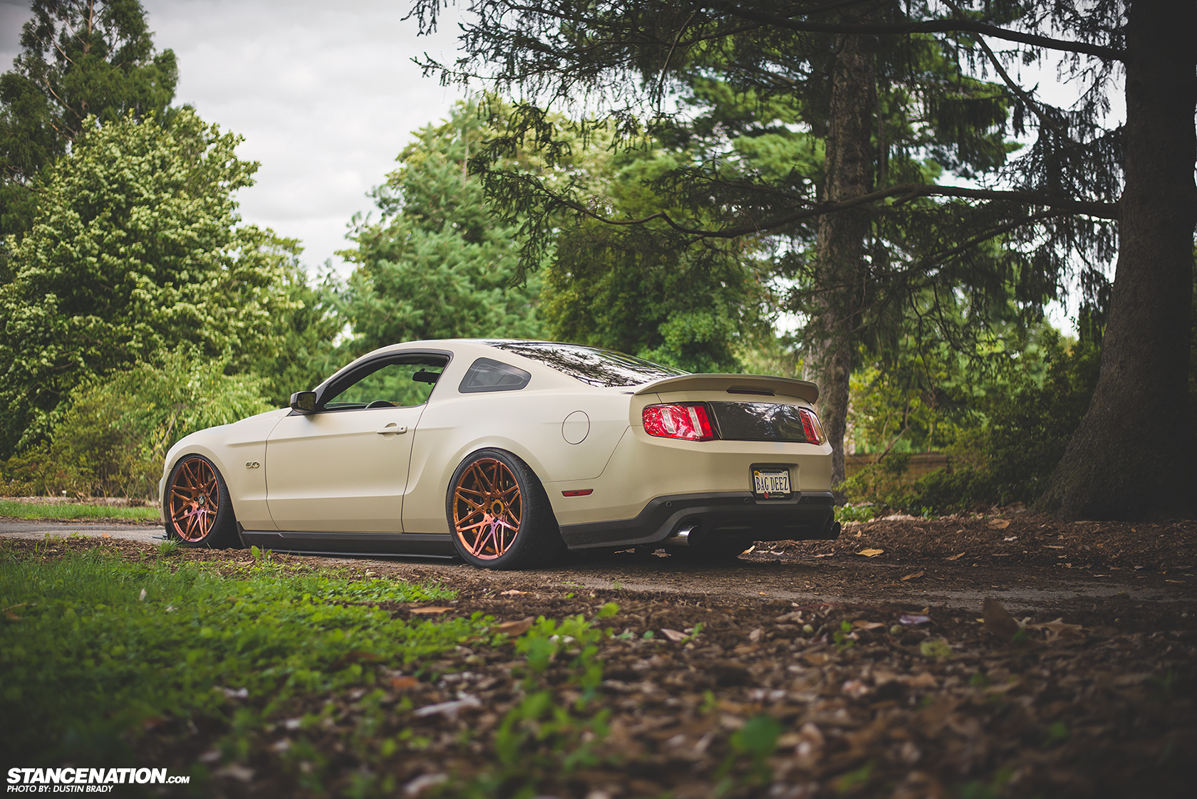 Stanced 755 HP Ford Mustang Looks Cool.