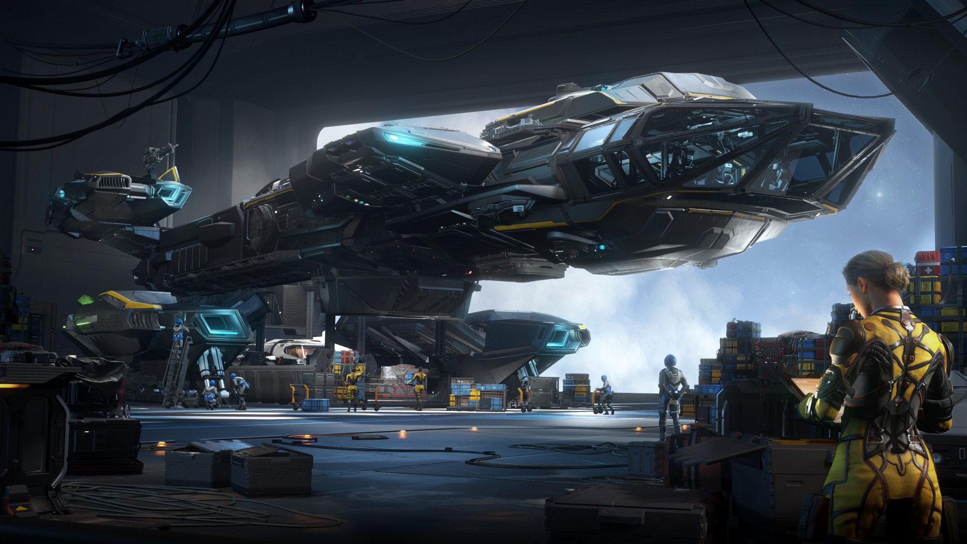 Star Citizen: A Space Trade/Combat Game, Now With a Gigantic Floating City  - autoevolution