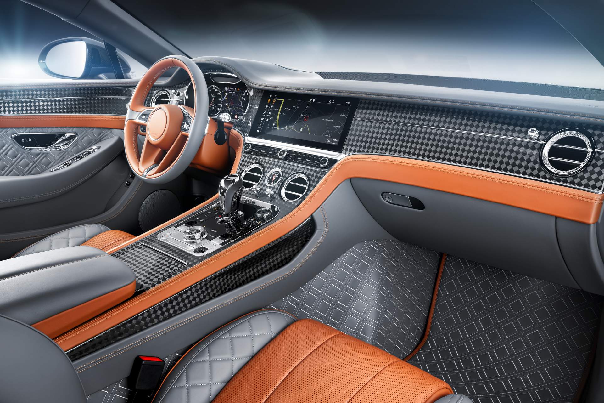 Startechs New Bentley Continental Gt Shows Posh Interior 10 