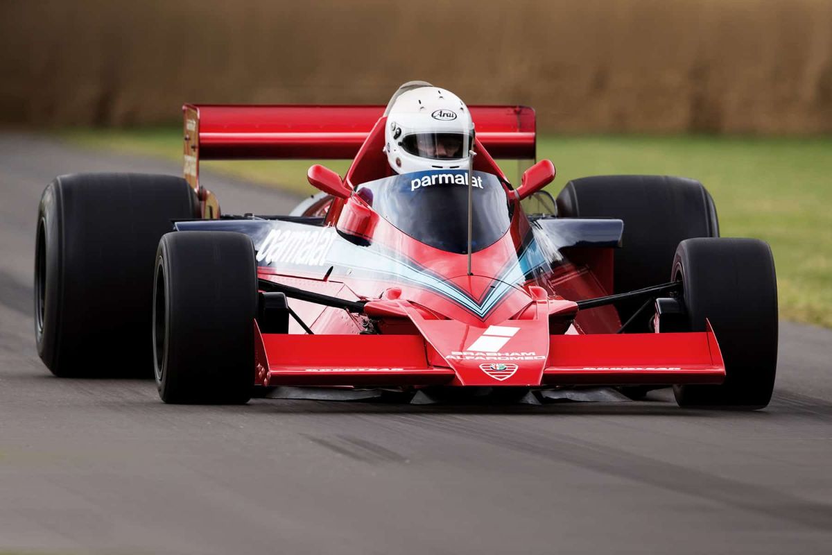 Brabham BT46B: Designed by Gordon Murray who found a loophole in the  regulations and attached a massive fan to create a vacuum under the car and  increase downforce. Driven by Niki Lauda