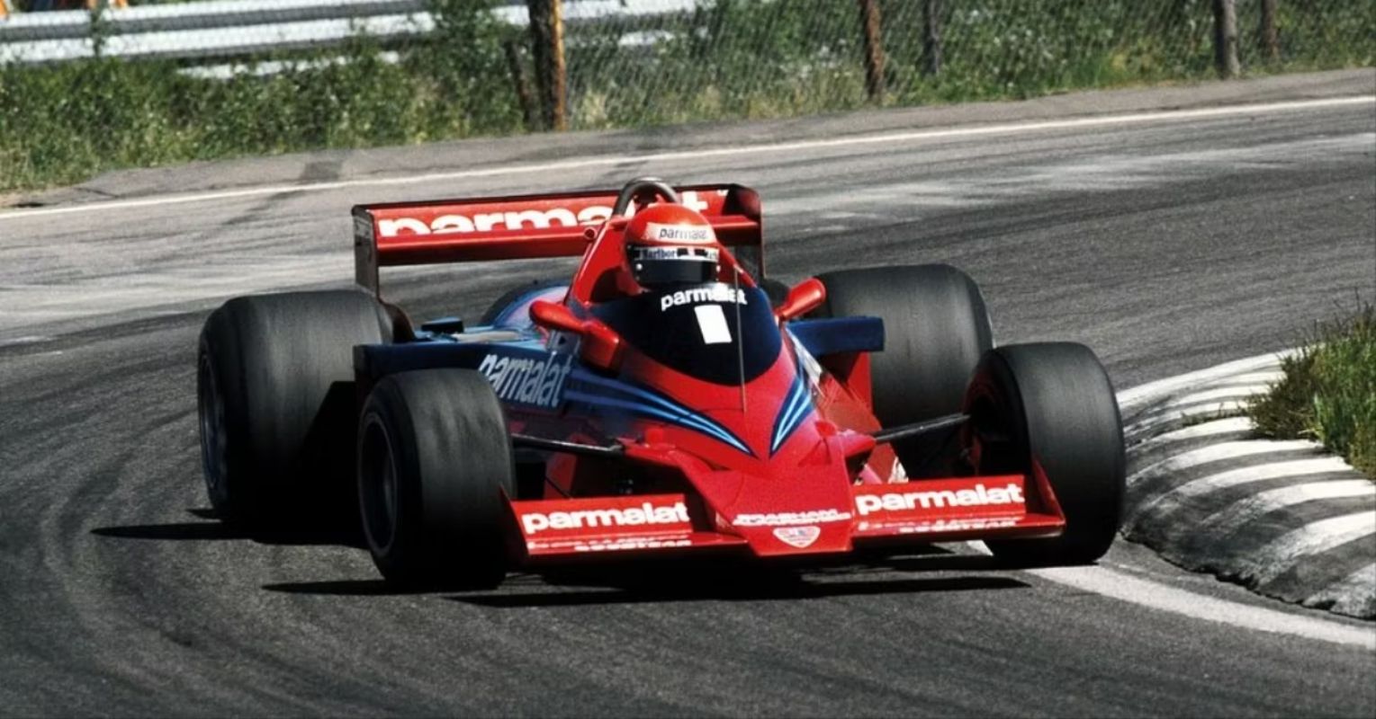 Formula One World on X: #TBT - #RIPNiki Brabham BT46b Fan car
