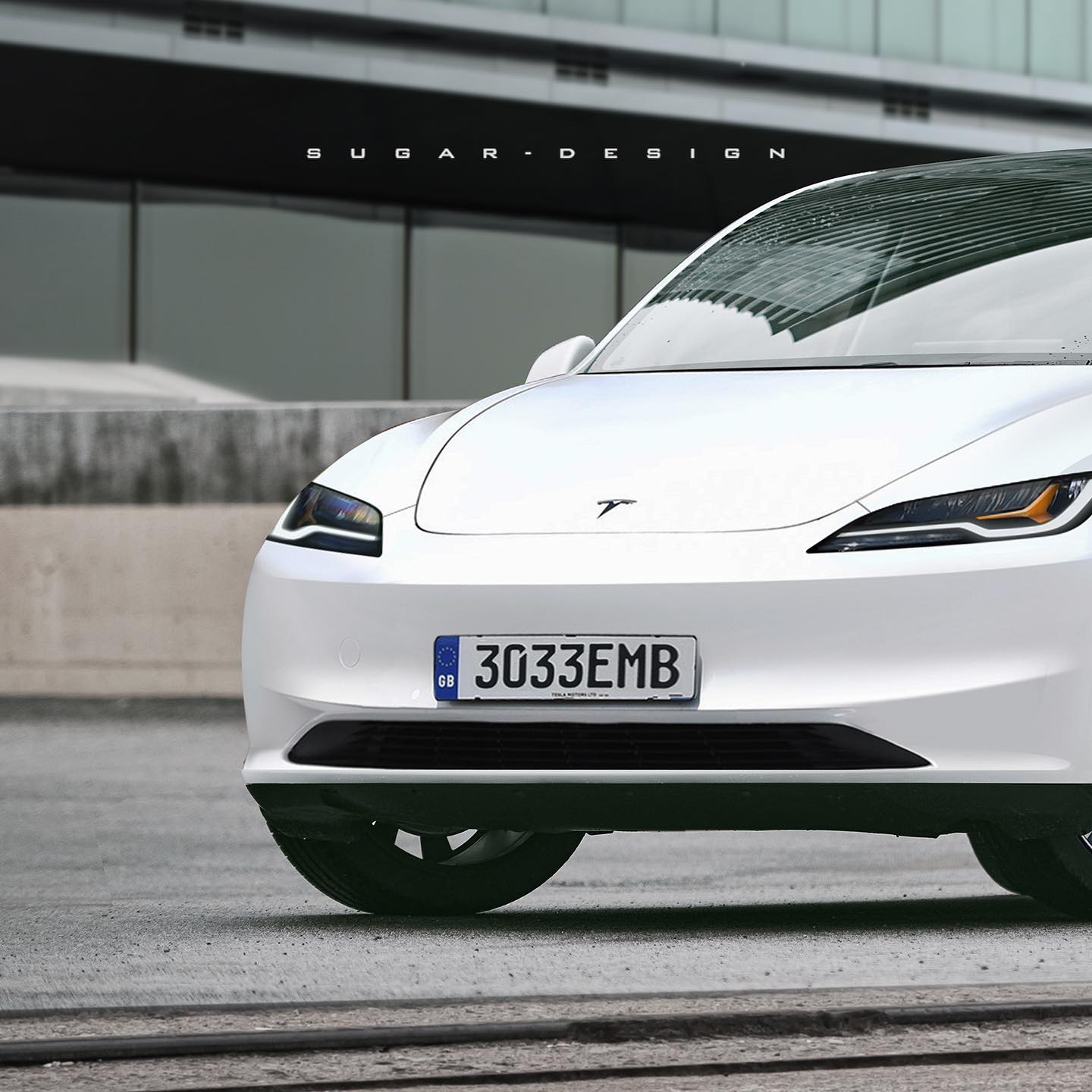 Neuer Tesla Model Y: Facelift im exklusiven Rendering