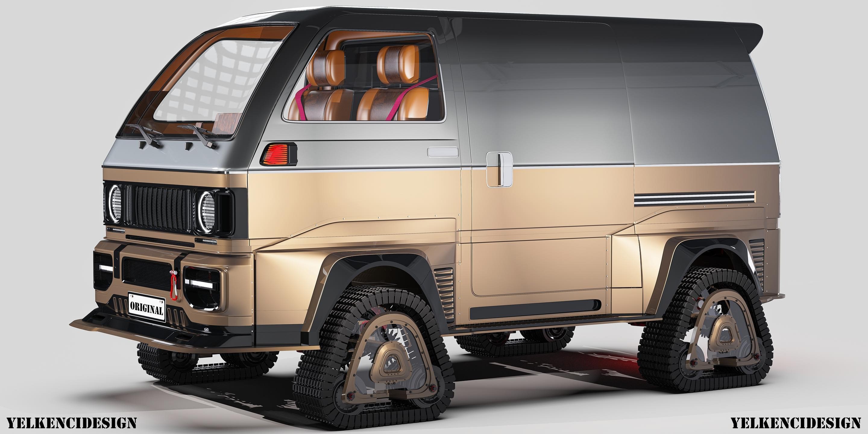 Suzuki Carry Kei Truck Morphs Into Unusual, HighDetail 3D Electric Design Project autoevolution