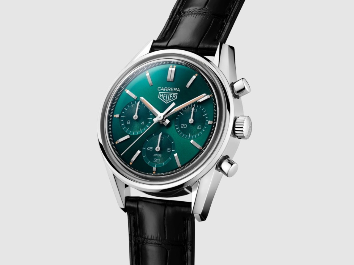 TAG Heuer Carrera green dial for $4,435 for sale from a Private