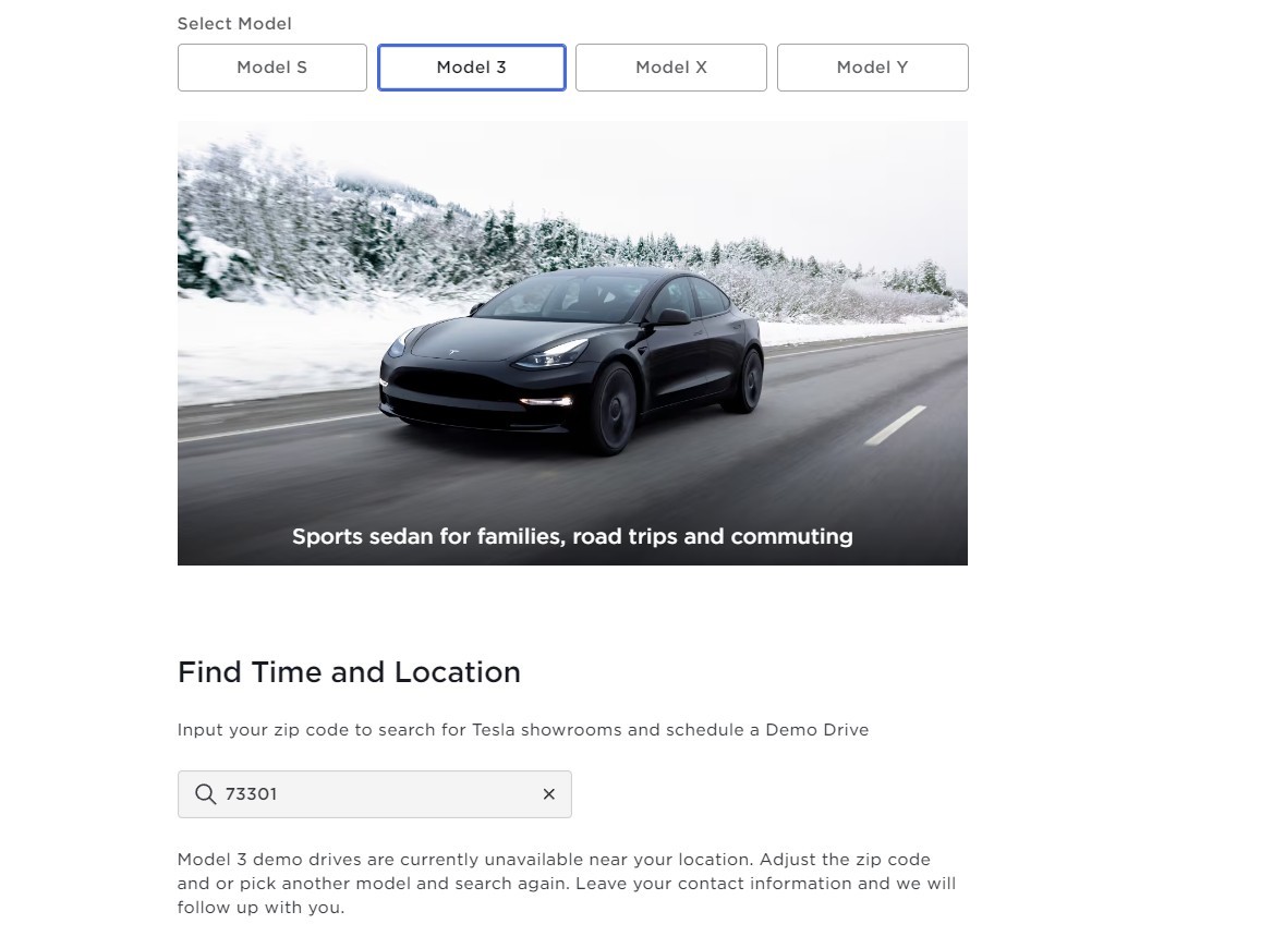 Tesla Briefly Shows the Model 3 Highland on Its Website, Revealing