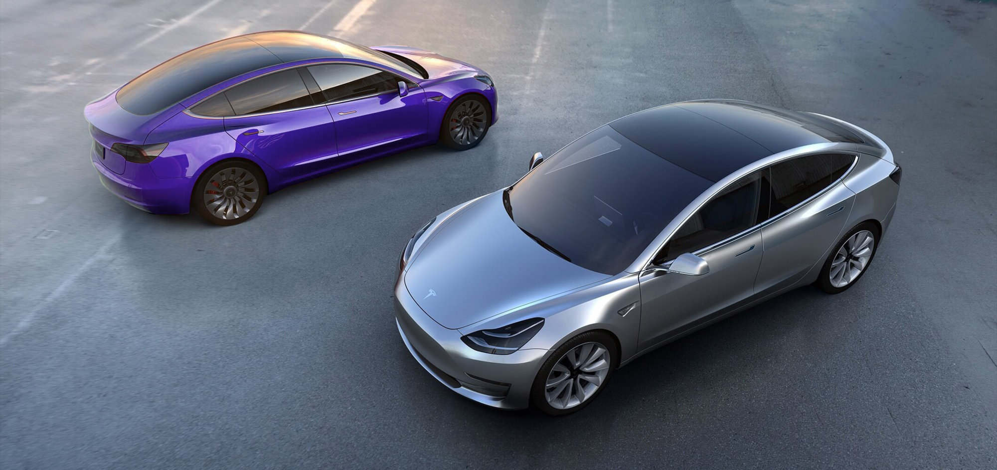 Tesla Model 3 Gets Rendered in Dozens of Colors, Looks Good in All of
