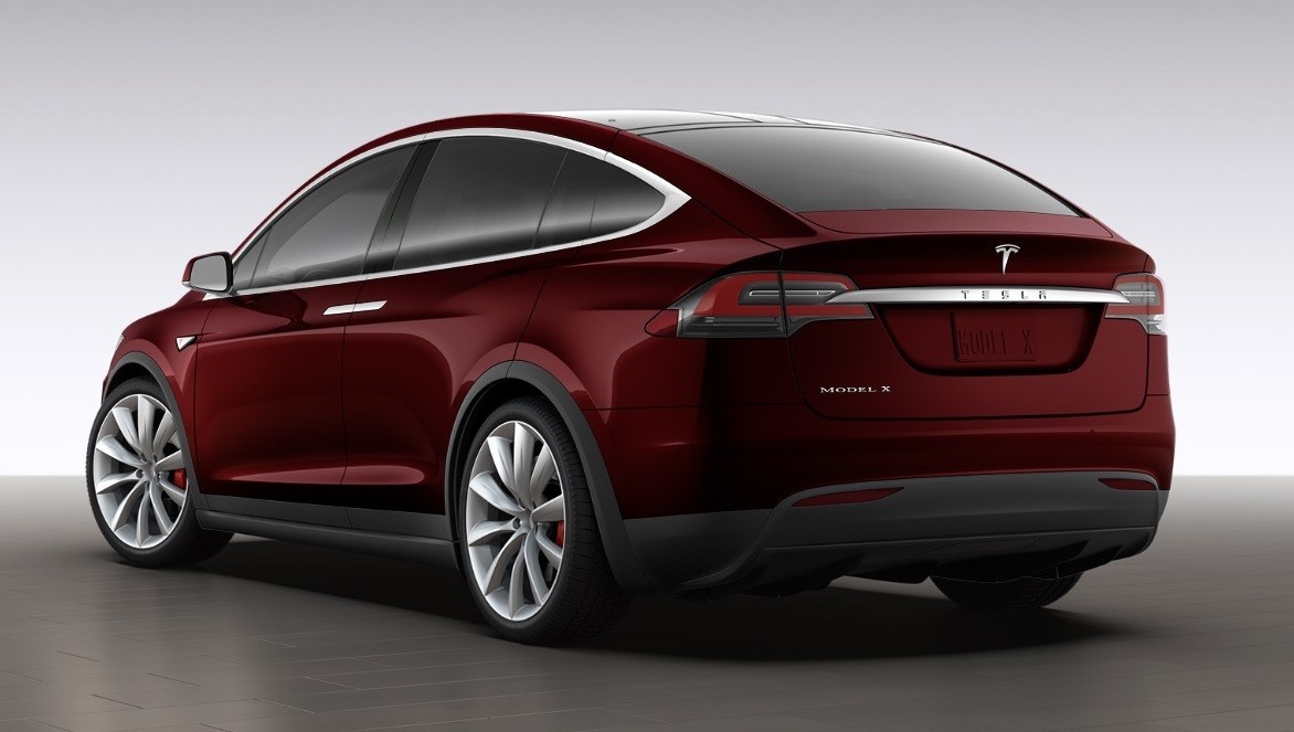Tesla Model X Opens Its Falcon Wing Rear Doors Doesnt Close Them Shut