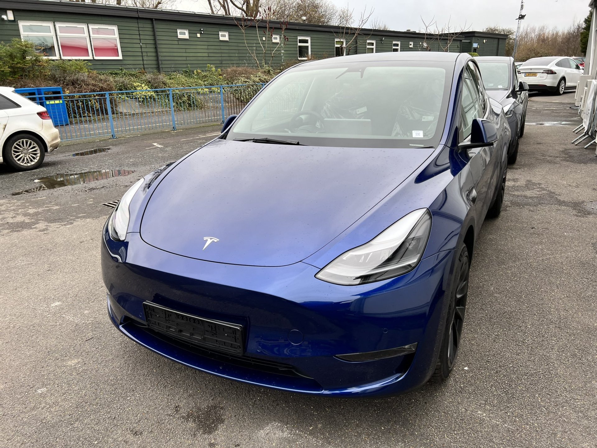 tesla model y arrives in the uk right hand models spotted in the wild