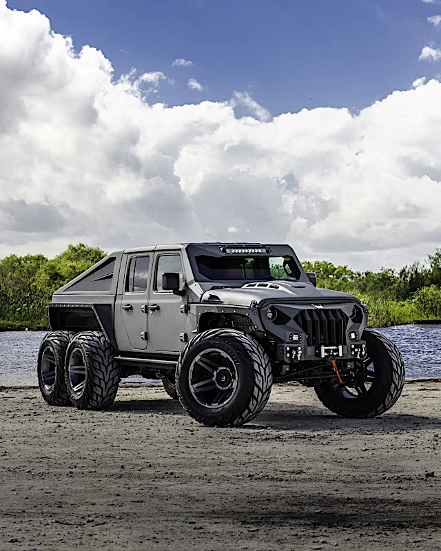 The 2021 Apocalypse Hellfire: A Jeep Gladiator With Six-Wheel Drive and a  Hellcat Engine - autoevolution
