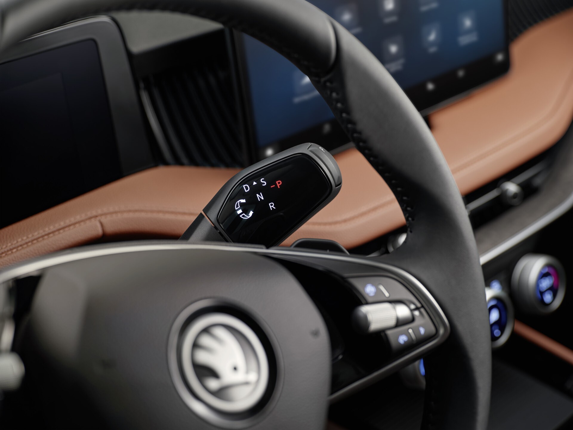 Für Skoda Superb 2015-2025 Auto Innen Aufkleber Windows Contol