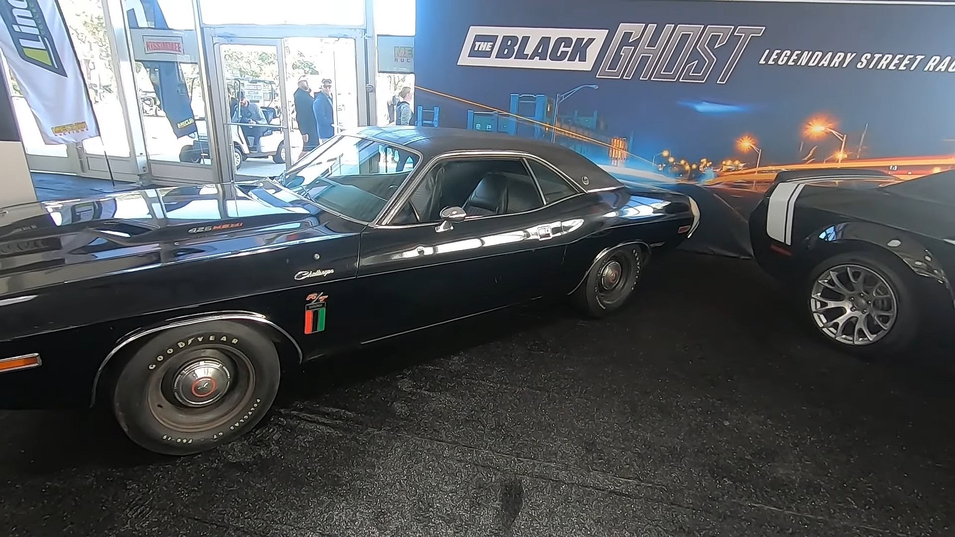 The Infamous 1970 Dodge Challenger Black Ghost Meets 2023 Sibling At