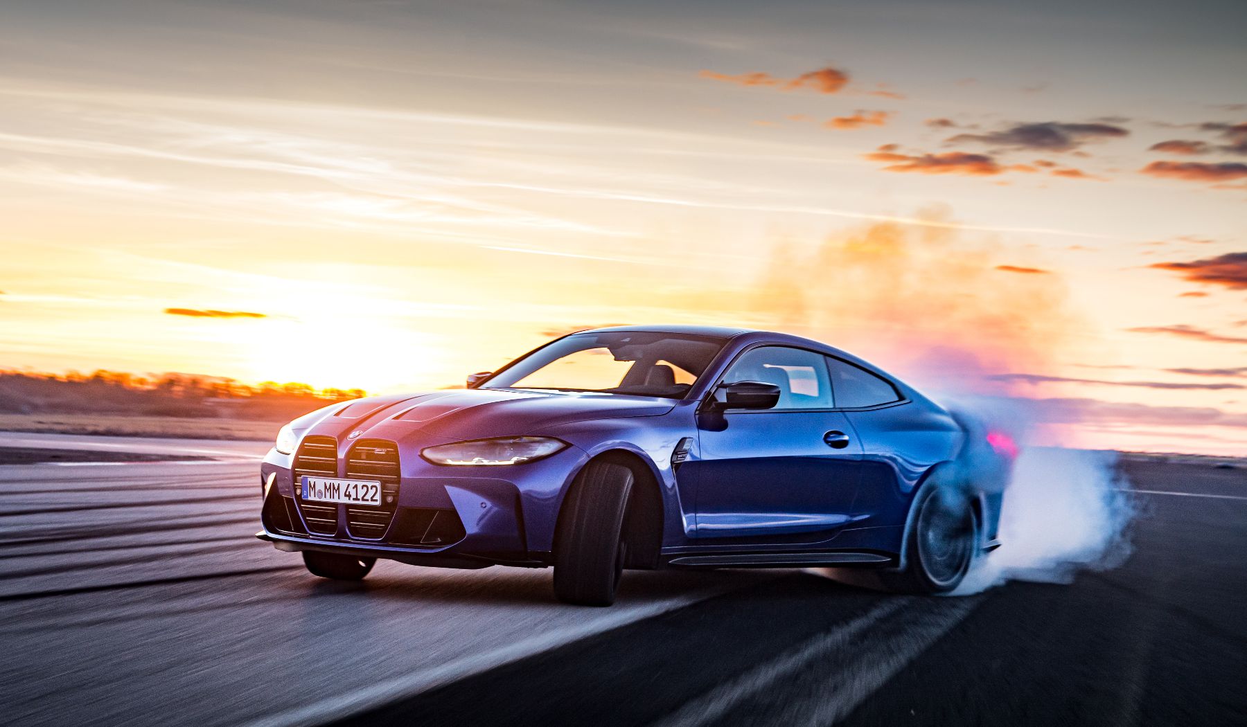 Die M-Tasten im BMW M3 Competition - 2021 - mit Drift Analyser 