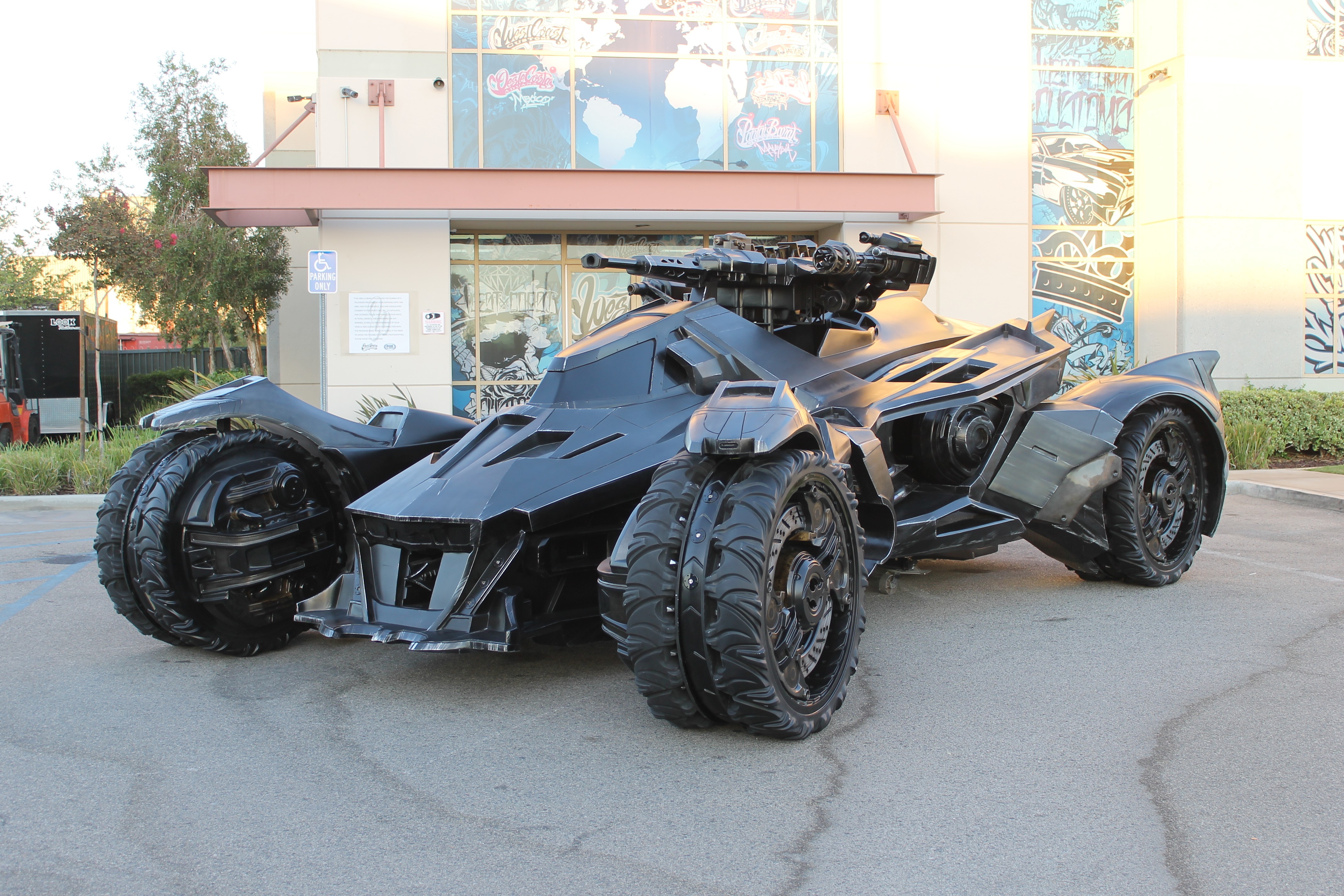 vehicle tumbler Rocks Arkham The Real Batmobile Batman: from Knight Life