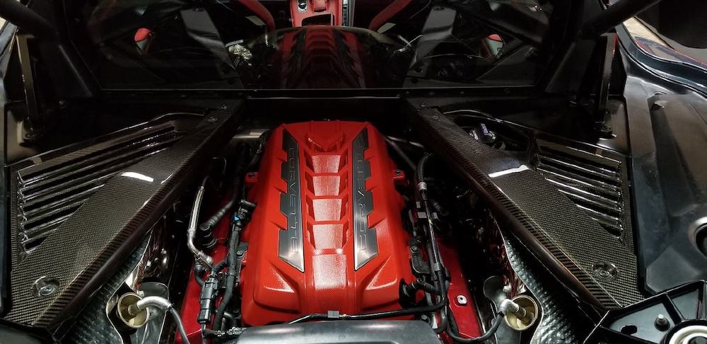 These Two C8 Corvette DIY Mods Turn Your Engine Bay Into Automotive Art