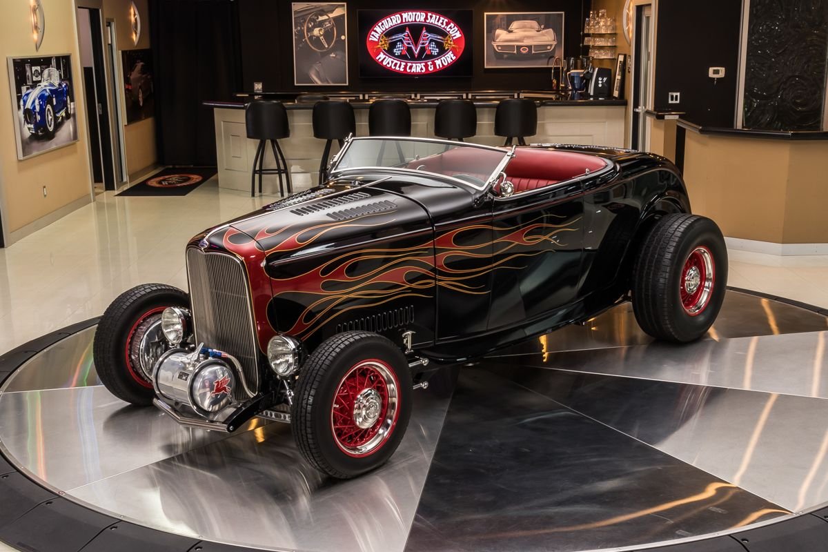 This 1932 Ford Roadster Hi Boy Street Rod Is Flaming Hot Autoevolution