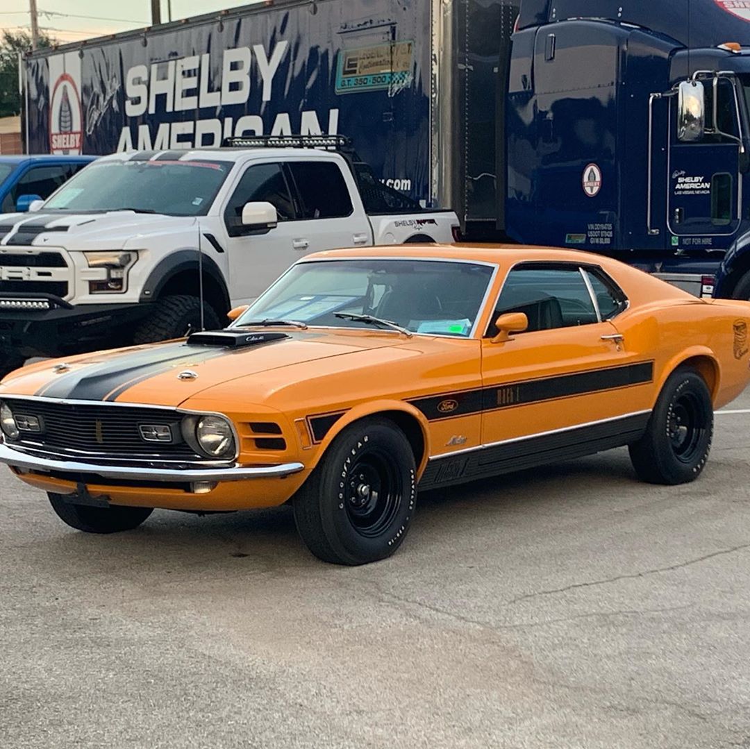 This 1970 Ford Mustang Mach 1 Twister Special Is a 428 Cobra Jet With a ...