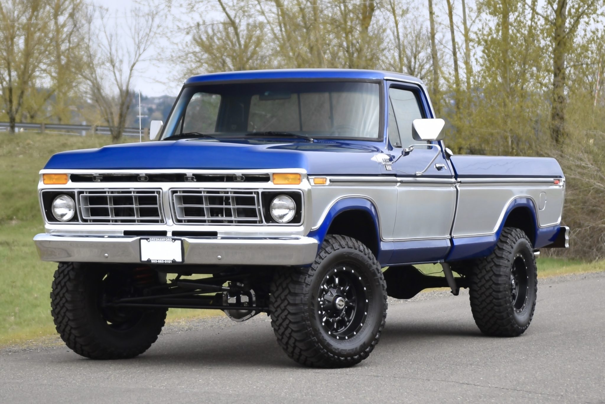 This 1977 Ford F-150 Ranger XLT Packs a Four-Barrel Carbureted 351