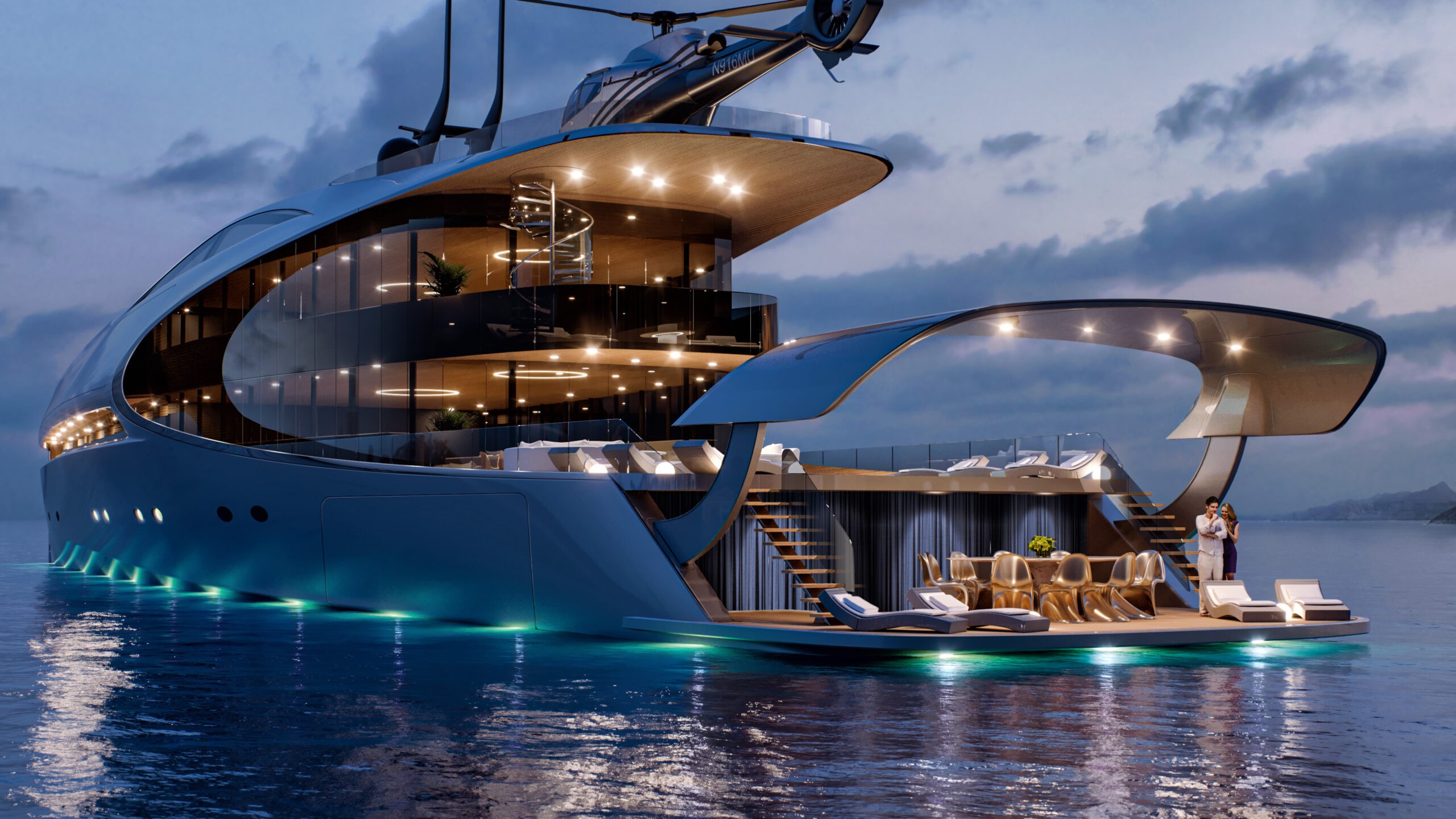 huge luxury yachts