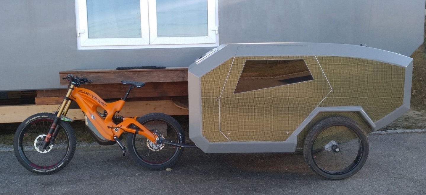This Awesome e-Bike Trailer Drops the Floor for More Space and ...