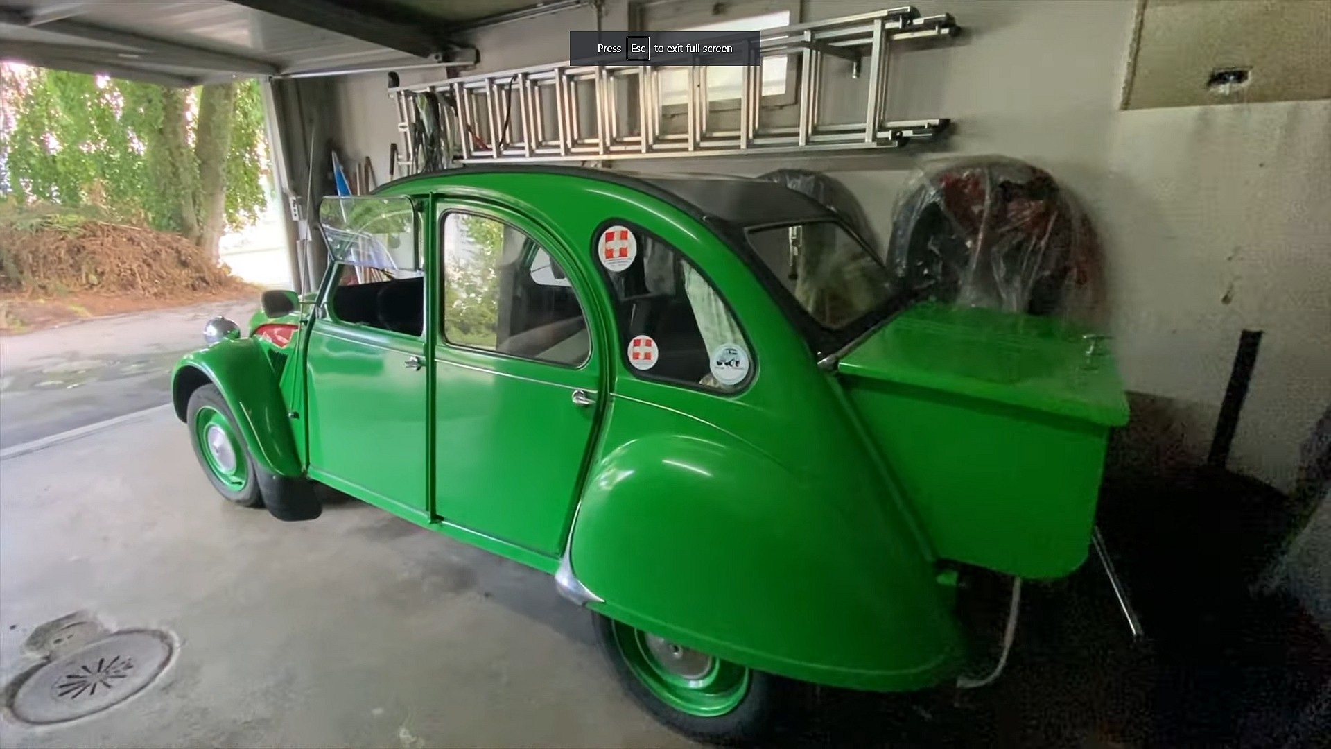 See Tiny Citroen 2CV Morph Into Camper With Double Bed, Integrated Kitchen
