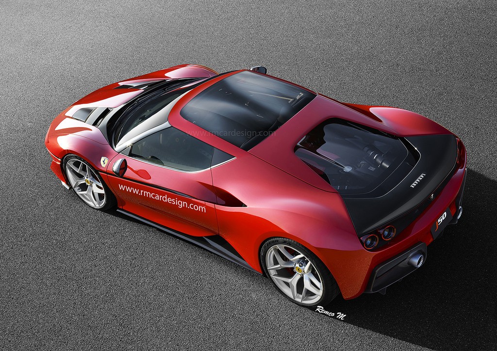 This Ferrari J50 Coupe Might Just Be the Most Beautiful Car from Maranello Ever  autoevolution
