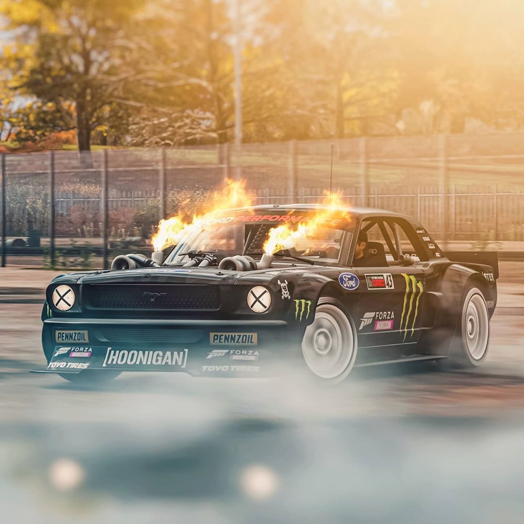 This Photoshopped Ford Mustang Hoonicorn Shows How Far Racing Games