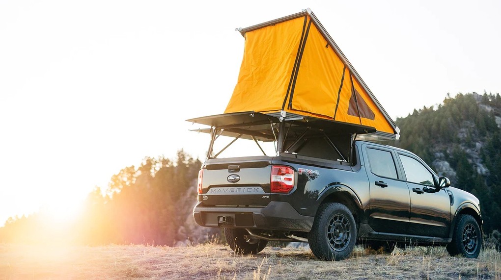 This Platform Camper Turns the 2023 Ford Maverick Into an Affordable