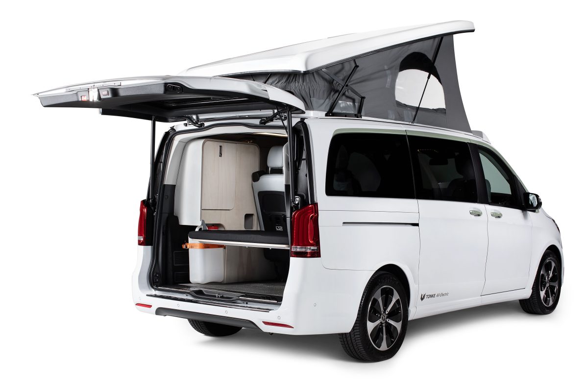 Tonke Mercedes EQV Electric Camper Van Is the Gift That Keeps on