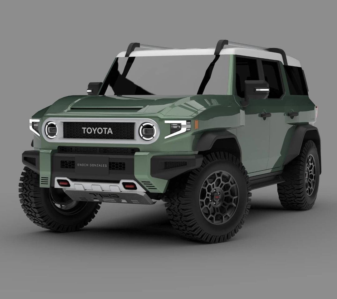 2024 Toyota FJ Cruiser Digitally Gives Jeeps and Broncos a NeoRetro