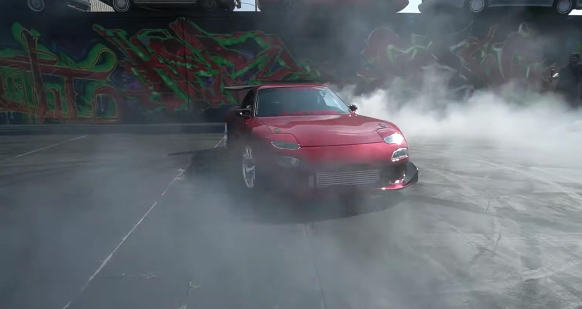 Toyota-Powered Mazda RX-7 FD Is No Parking Lot Princess, It's a No