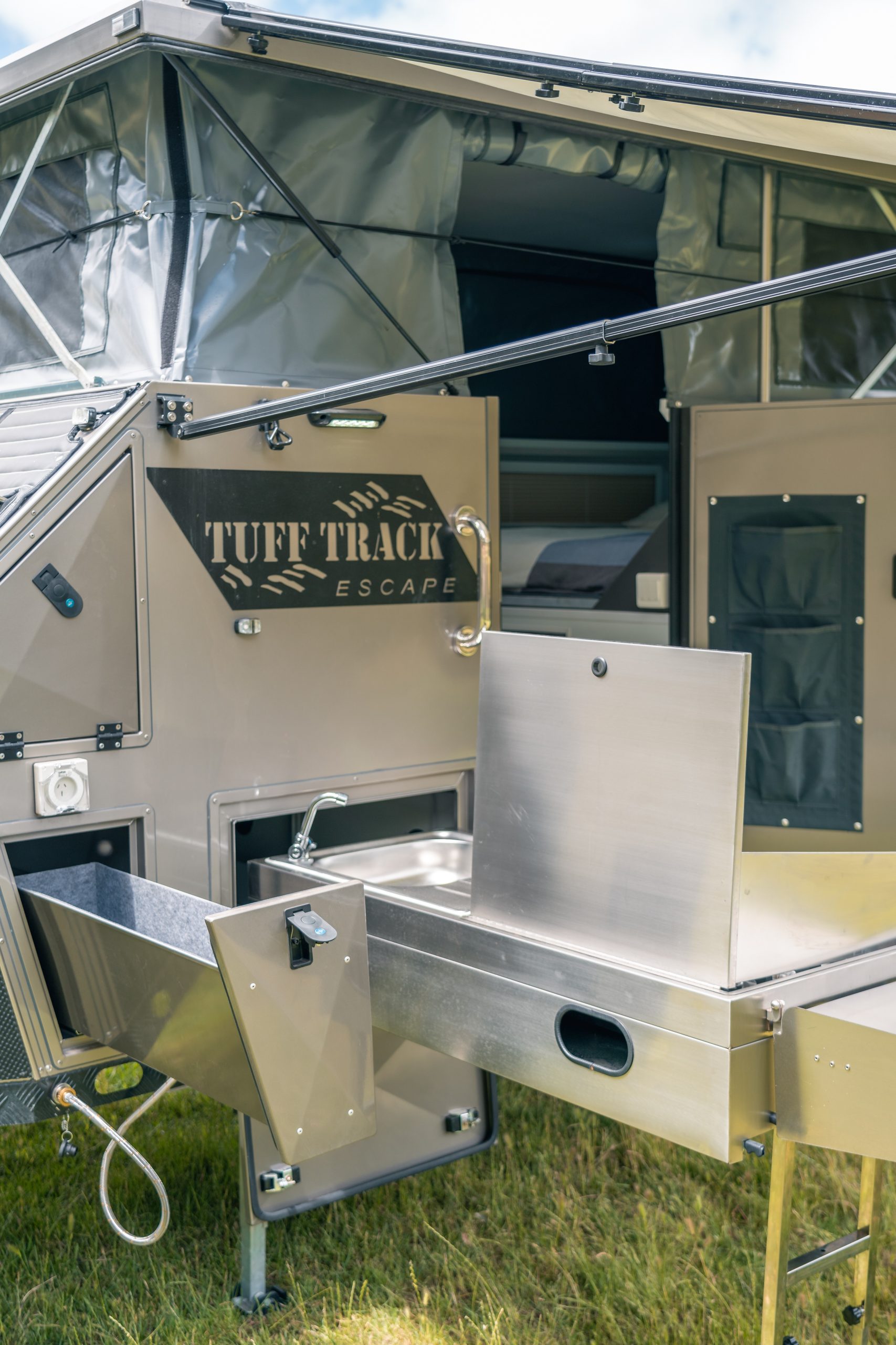 Tuff Track Escape Overland Camper Boasts Extended Family Features for a ...