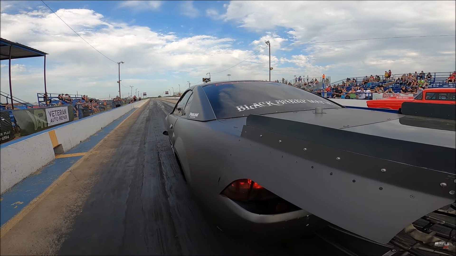 Twin-Turbo “Megatron” Mustang Has Close Brawl With a Nitrous Chevy Tri-Five - autoevolution