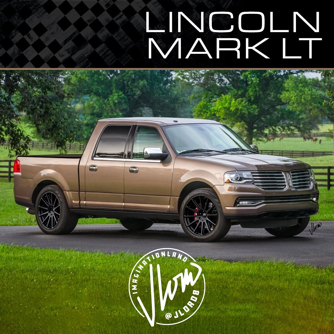 U326-Based Lincoln Mark LT Imagines the Near Past From a Pickup Truck  Perspective - autoevolution
