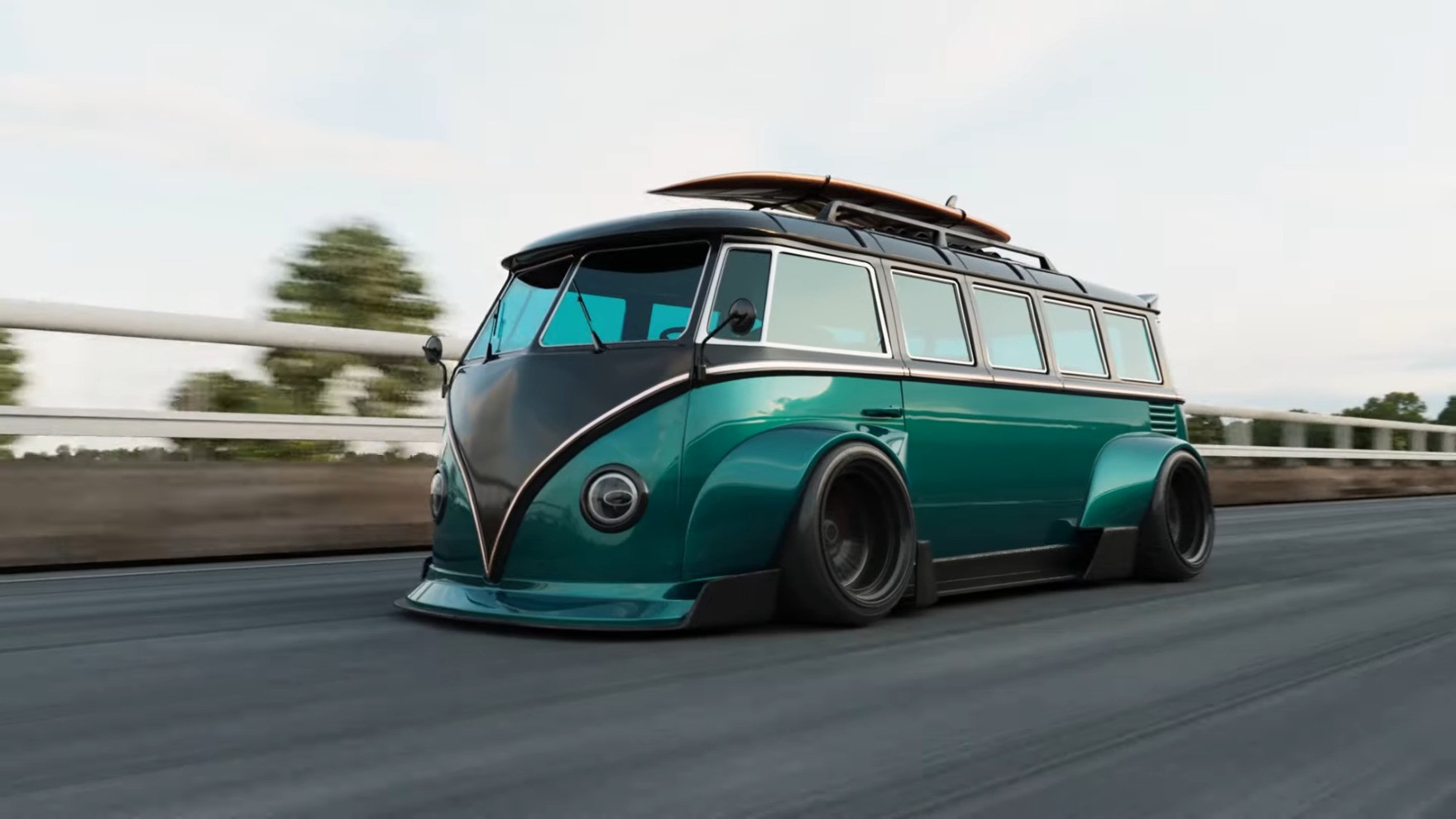 Ultra-Widebody Volkswagen Bus Volkswide Looks Like a Porsche Racing Van -  autoevolution