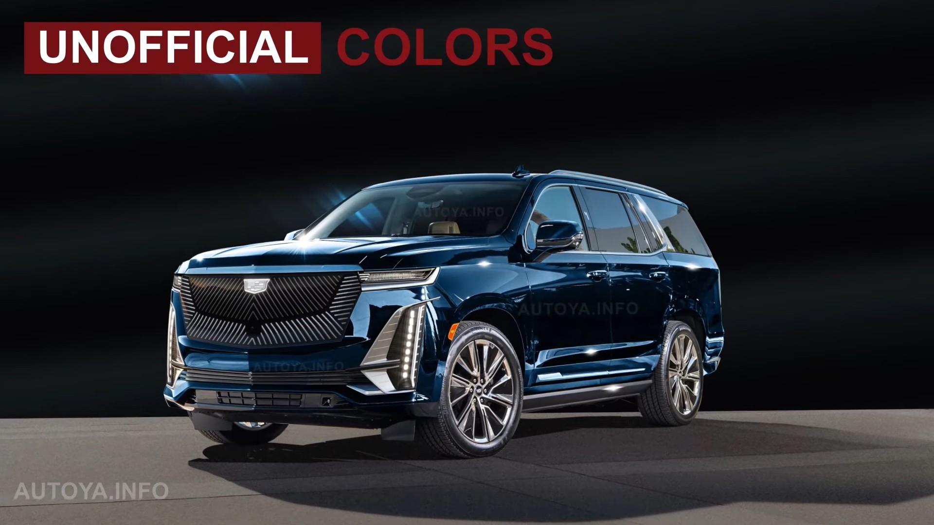 Virtual 2024 Cadillac Escalade Refresh Also Brings PlugIn Diesel and EV Thoughts autoevolution