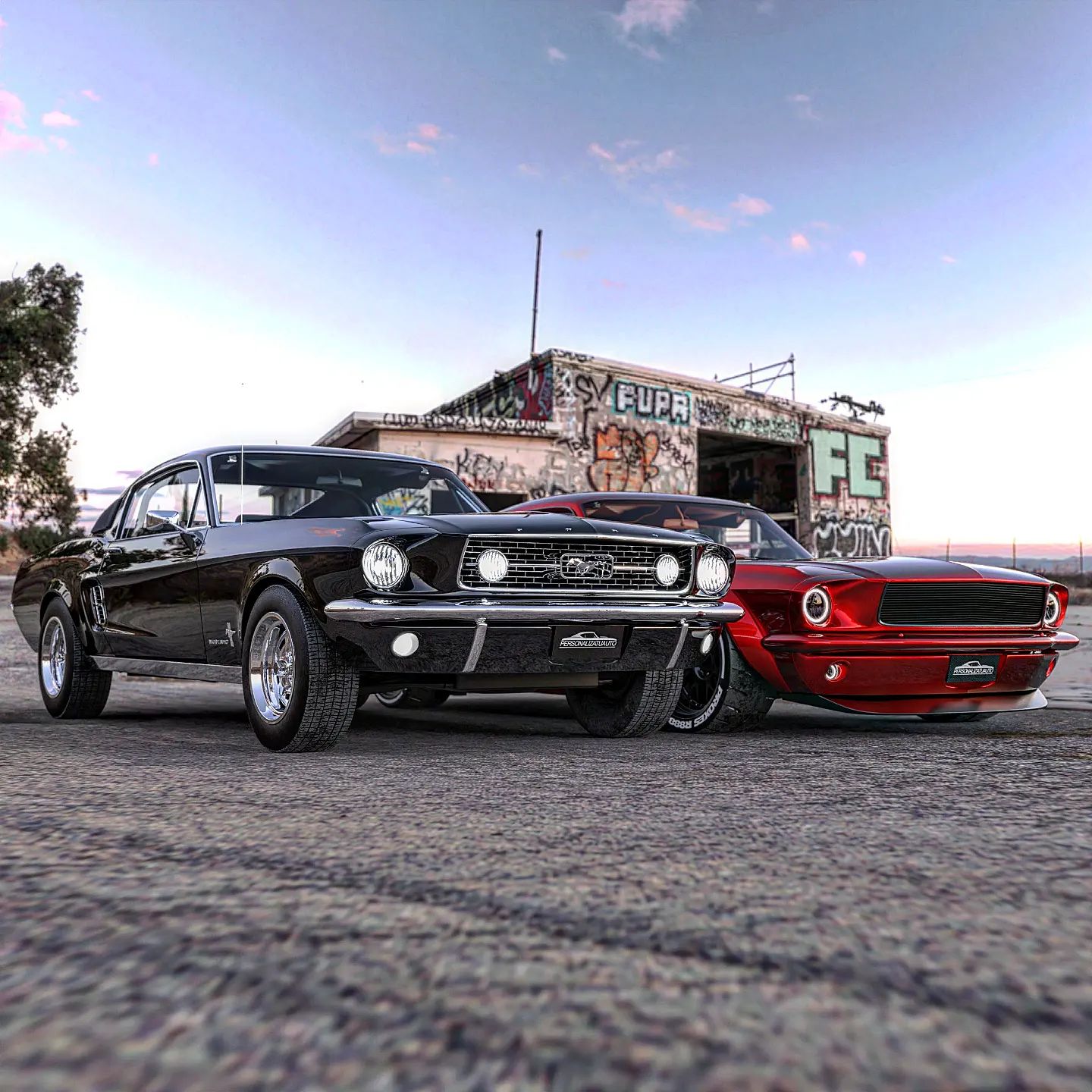 Virtual 1967 Ford Mustang Arrives Slammed and Widebodied, Meets an ...