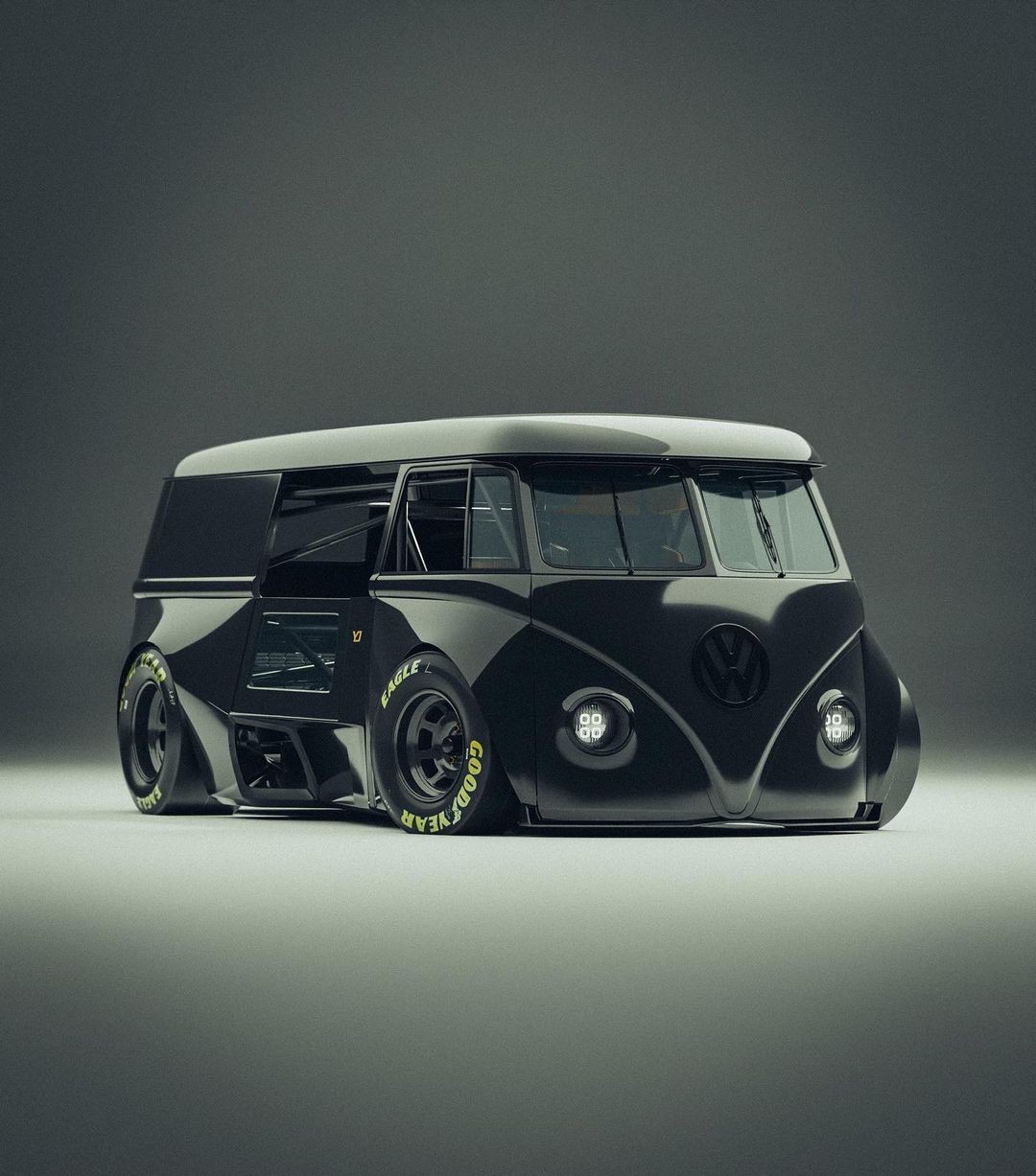 Volkswagen Bus Gets a CGI Steroid Shot, Becomes a True Mid-Engine