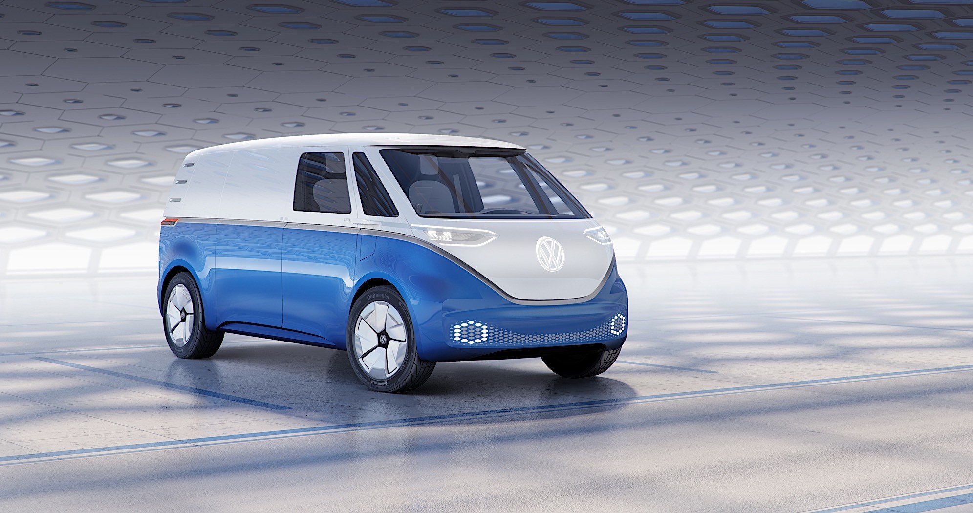 Volkswagen Hippie Van Turns Into Autonomous Id Buzz Cargo Hauler