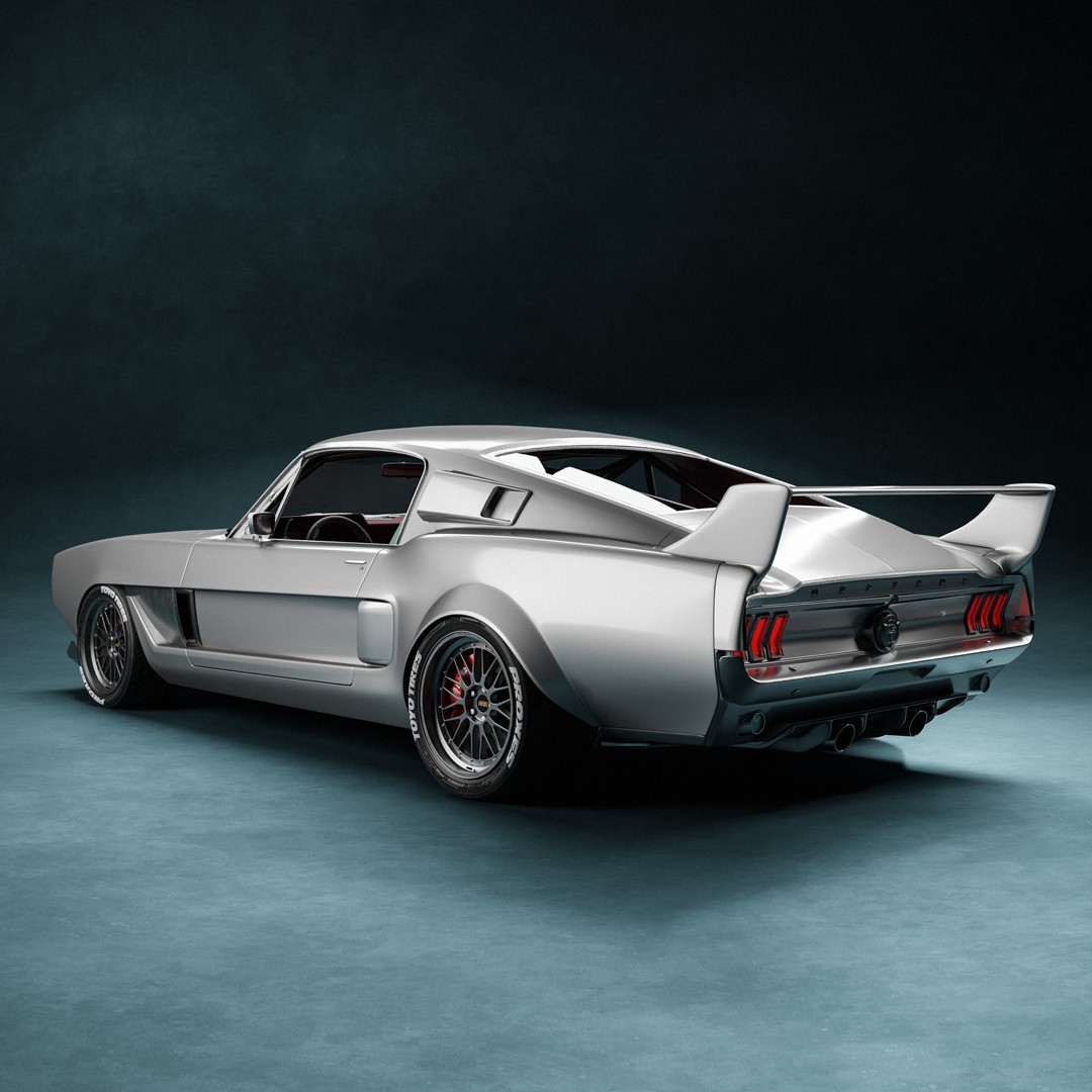 What Makes a '67 Mustang X '69 Charger CGI Mashup Better? A Widebody Kit  and Supercharging - autoevolution