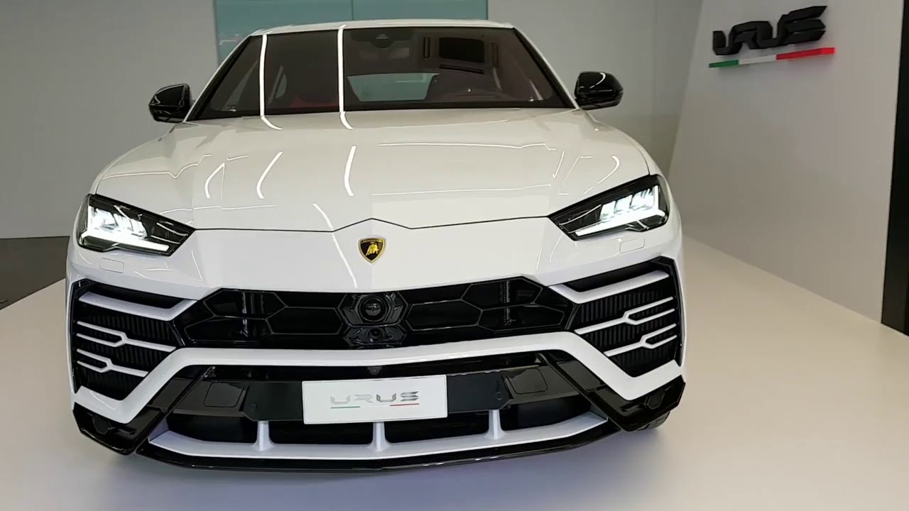 White Lamborghini Urus With Red Interior Is Apparently For Sale ...